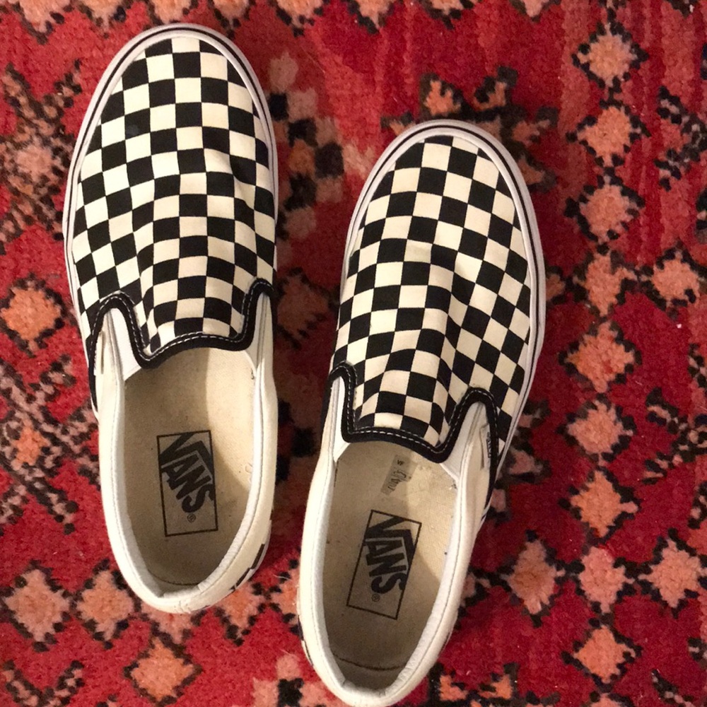 Great condition checkered vans